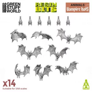 Green Stuff World: 12298 Resin Bits - Vampire Bats 1/48 [14]