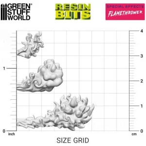 Green Stuff World: 12363 Resin Bits - Flamethrower 1/48 [15] 2