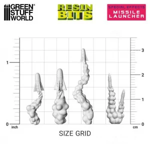 Green Stuff World: 12364 Resin Bits - Missle Launcher 1/48 [14] 2