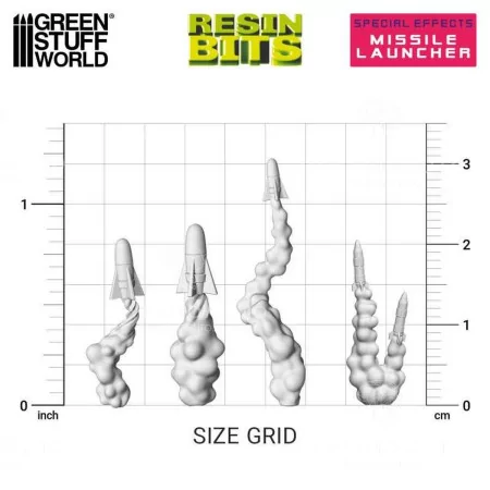 Green Stuff World: 12364 Resin Bits - Missle Launcher 1/48 [14]