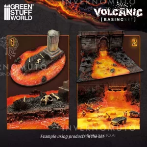 Green Stuff World: 11643 Volcanic Basing Set 2