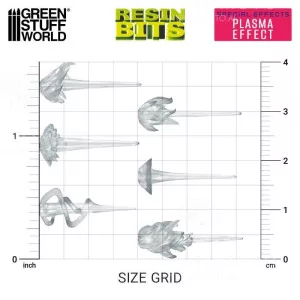 Green Stuff World: 12362 Resin Bits - Plasma Effect 1/48 [24] 2