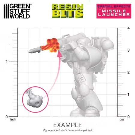 Green Stuff World: 12364 Resin Bits - Missle Launcher 1/48 [14]