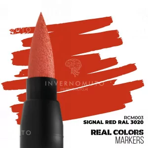 RCM003 | Real Colors Markers: Signal Red Ral 3020