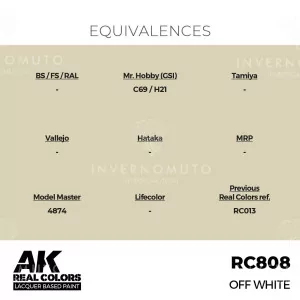 RC808 | Real Colors: Off White 17 ml. 2