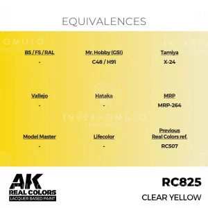 RC825 | Real Colors: Clear Yellow 17 ml. 2